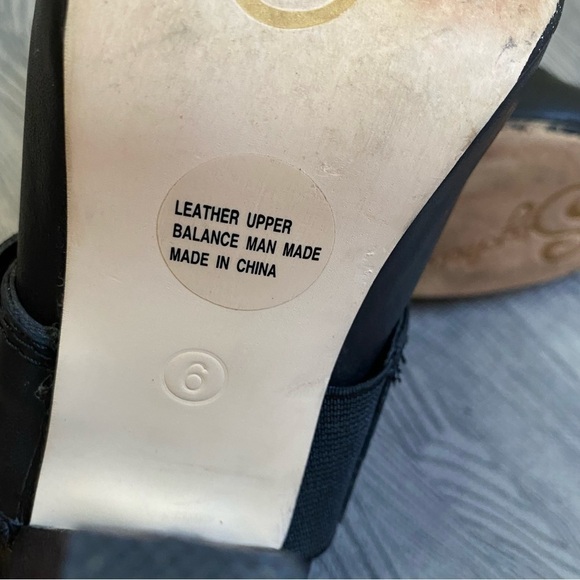 Seychelles Black Leather Heeled Buckle Booties - Picture 8 of 12